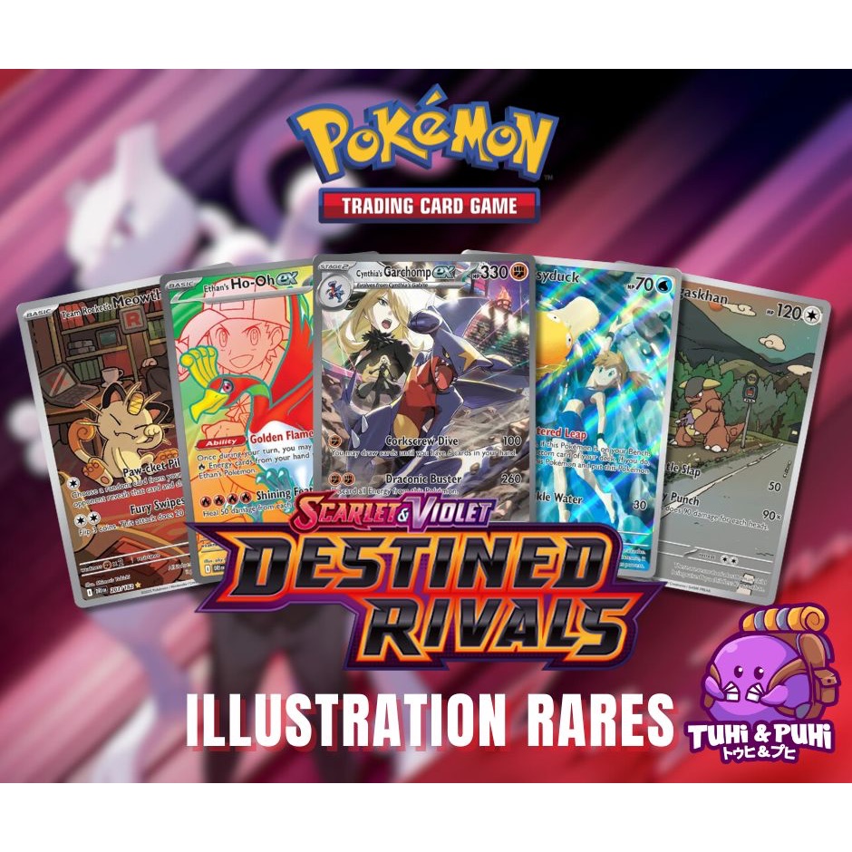 [Pokemon TCG] SV10 ภาพประกอบสืบทอดอังกฤษ หายากและเดี่ยว (Mewtwo/Ho-oh/Garchomp/psyduck/Givovanni/ETC