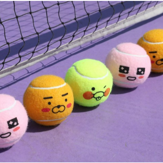Kakao friends Cheer Up Tennis Ball 2p Set Ryan Choonsik Apeach