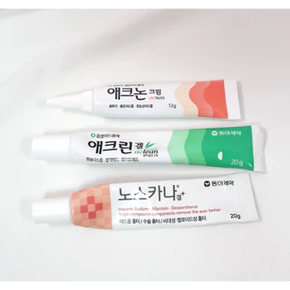 [Dong-A Pharm] Acne Care Trio - Acnon Cream13g, Aclean Gel 20g, Noscarna Gel 10g, 20g - เกาหลี
