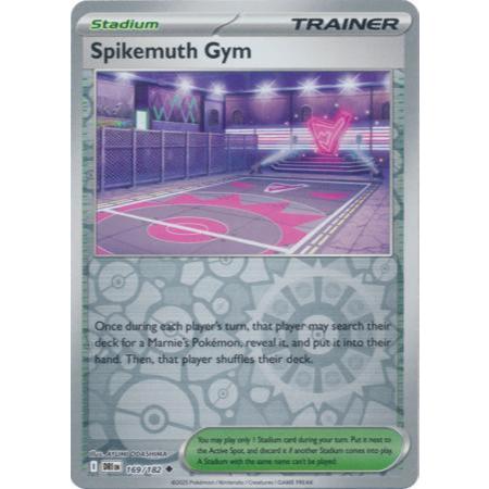 Spikemuth Gym 169/182 SV10:DRI Destined Rivals Uncommon Reverse Holo Singles