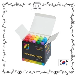 Hagoromo Chalk 16 สี 20ps (สีทั่วไป + สีเรืองแสงผสม), ชอล์กอัดลมเกาหลี, เครื่องมือวาดภาพเกาหลี