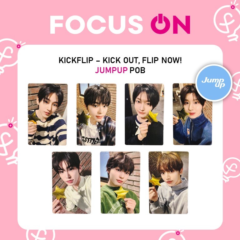 KICKFLIP POB JUMPUP Kick Out, Flip Now! PHOTOCARD