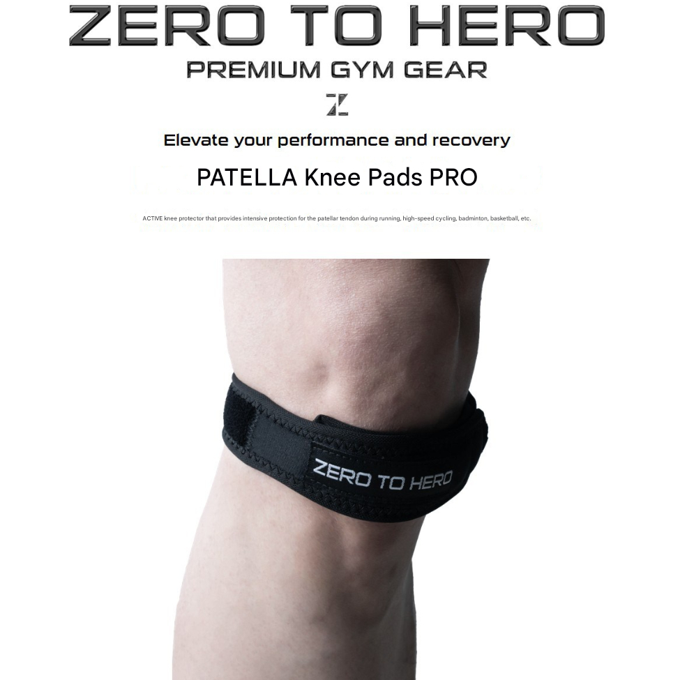 Zero to Hero Knee Patella Patellar Tendon Protector 2p