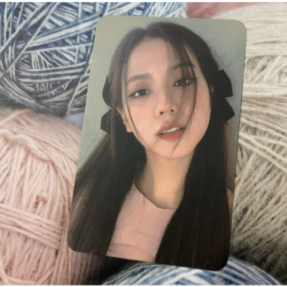 BLACKPINK Jisoo Photocard Butterfly Music Box Special Pink Black Jisoo Card