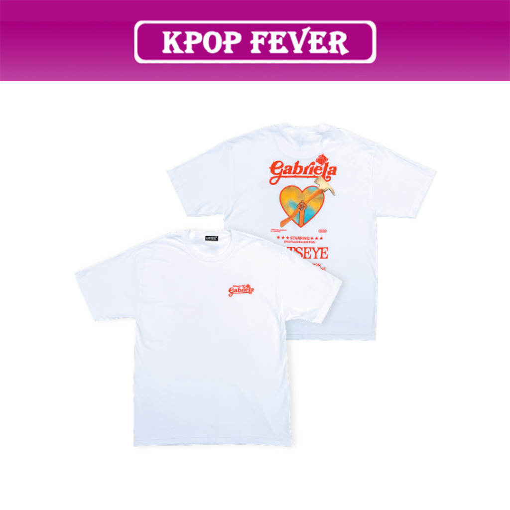 KATSEYE [Gabriela] Official MD / S/S T-shirt (White)