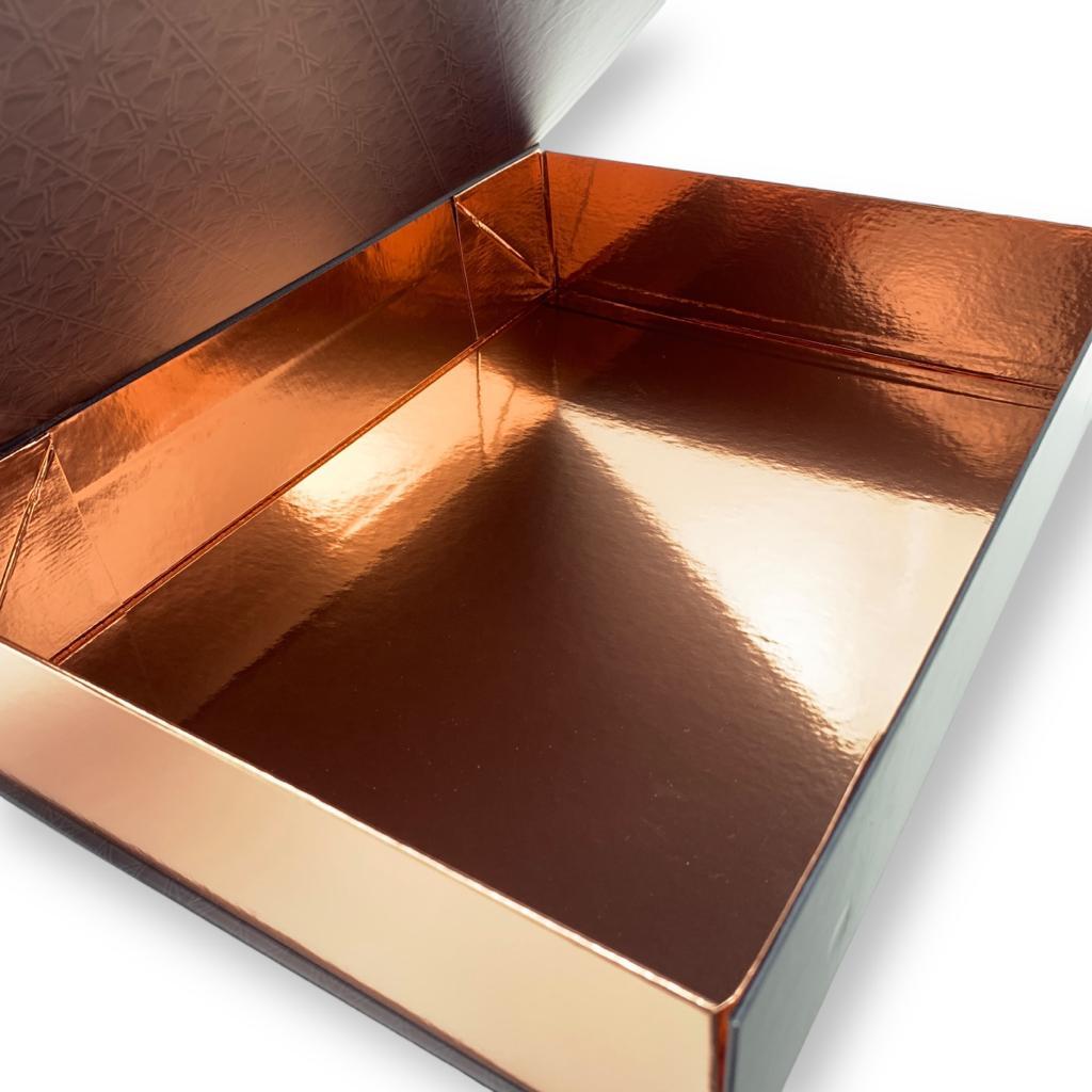 (SG) Luxury Large/big Box – Rose Gold Moroccan Black
