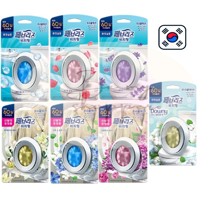 P&G Korea Febreze X Downy Clean Cotton Toilet น้ําหอมปรับอากาศกําจัดกลิ่น