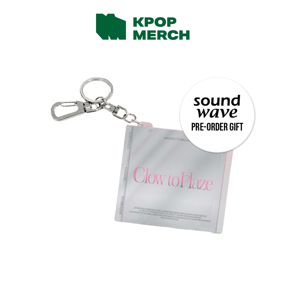 (Soundwave POB) KANG DANIEL - 6th Mini Album [ Glow to Haze ]_Mini CD Keyring ver