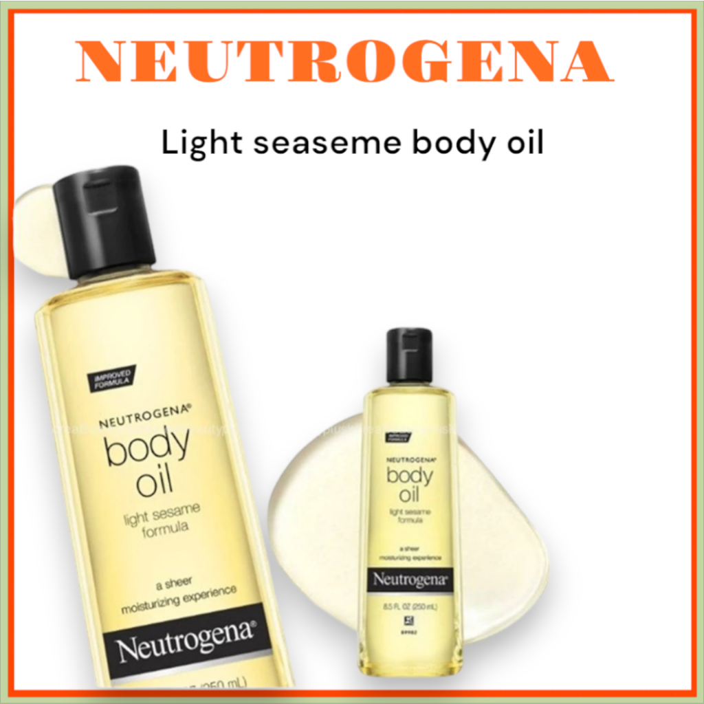 [Neutrogena] Neutrogena Light seaseme body oil 250mL