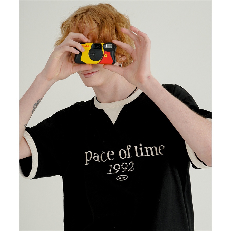 KOREA [ wvproject ] เสื้อยืดแขนสั้น Lestrain ของแท้ 100%