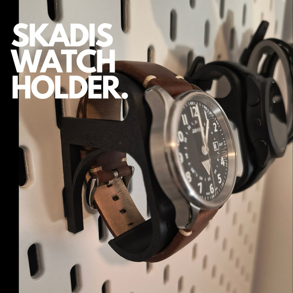 ที่วางนาฬิกาขาตั้งจอแสดงผลสําหรับ Ikea Skadis Pegboard