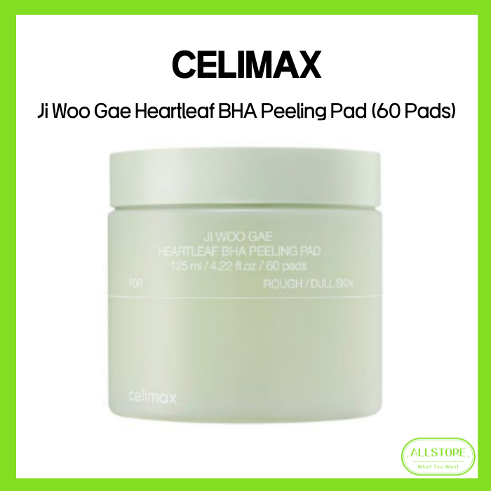 [CELIMAX] Ji Woo Gae Heartleaf BHA Peeling Pad (60 แผ่น)