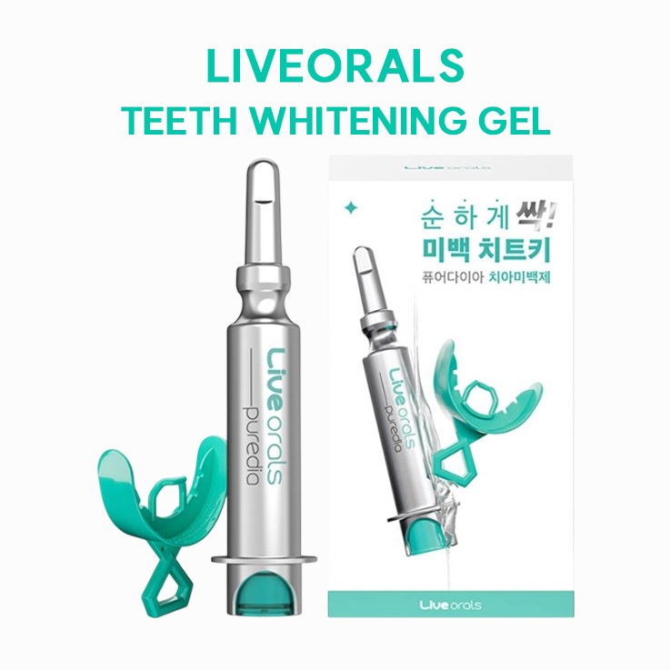 [LIVEORALS] LIVE ORALS PURE DIA TEETH WHITENING GEL – ชุด 14 วัน