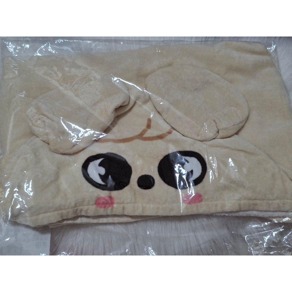 SKZOO HOOD TOWEL PuppyM Stray Kids JYP JAPAN POPUP STORE ผ้าห่มปี 2024
