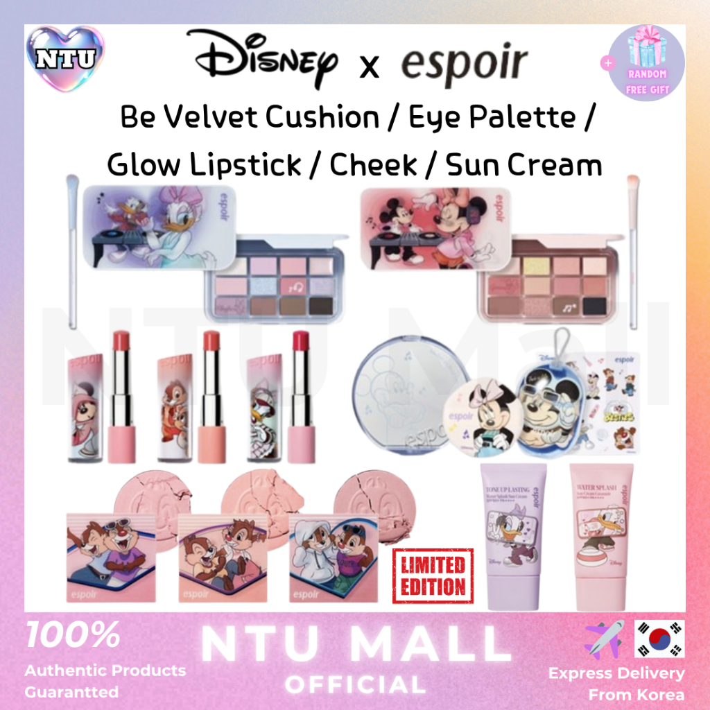 [espoir X Disney] WINTER ใหม่​ ปิค ดิสนีย์ Collaboration (คุชชั่น / ​พาเลท / ลิปสติก / แก้ม​ / ครีมซ