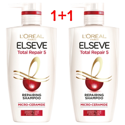 LOREAL ELSEVE Total Repair 5 SHAMPOO 1+1