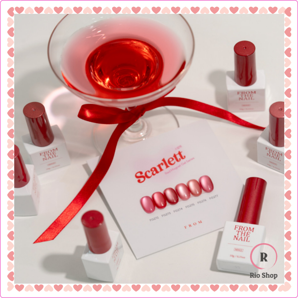 จาก The Nail x Scarlet 6 Color Set Magnet Nail