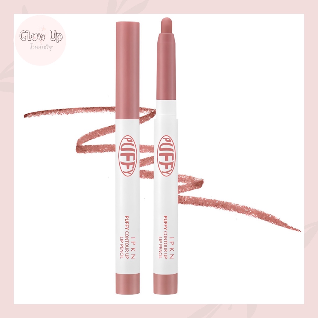 IPKN Puffy Contour Up Lip Pencil 0.8g | ริมฝีปากอวบอิ่มและกําหนดด้วยสีติดทนนาน