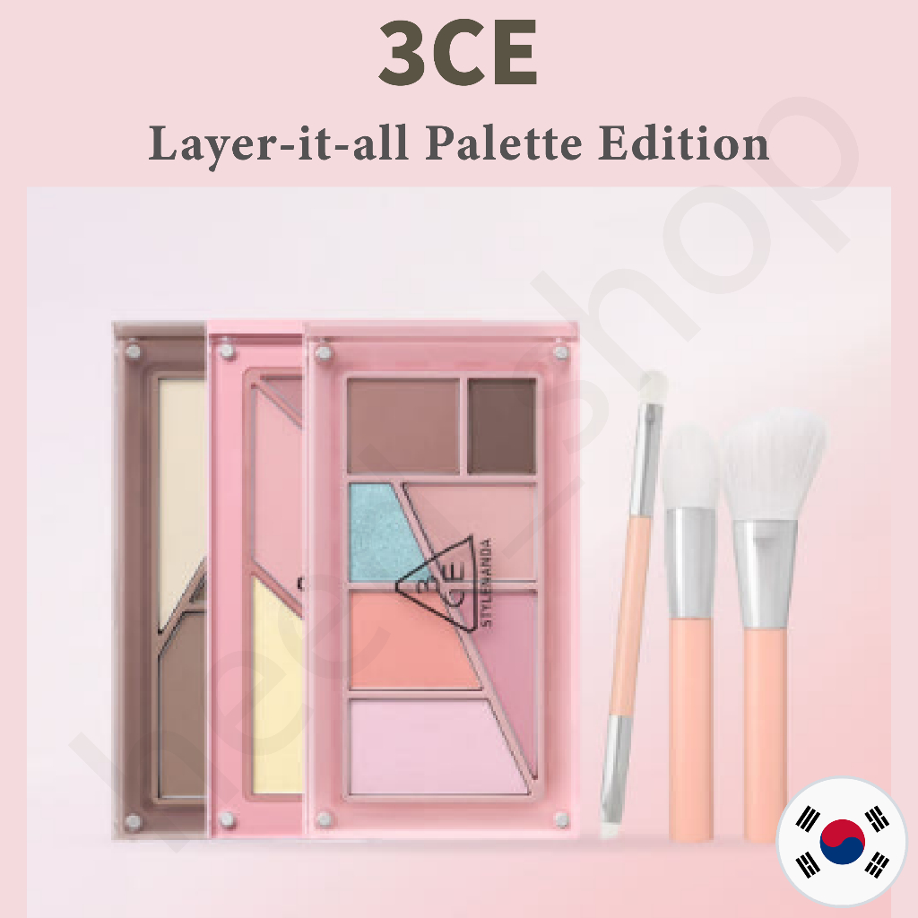[ 3ce ] Layer It All Palette / อายแชโดว์ / บลัชออน / คอนทัวร์