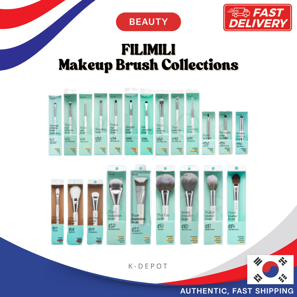 [Fillimilli] คอลเลกชันแปรงแต่งหน้า | Eyeshadow / Eye Makeup / Brow & Lash / Base / Blush / แปรงรองพื้น | ส่งจากเกาหลี