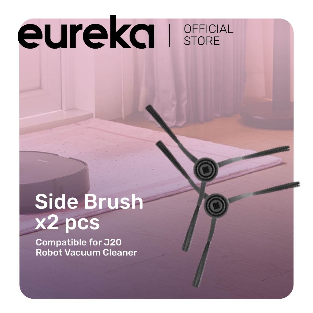 แปรงด้านข้าง Eureka สําหรับเครื่องดูดฝุ่นหุ่นยนต์ NER J20 Ultra (2 ชิ้น)