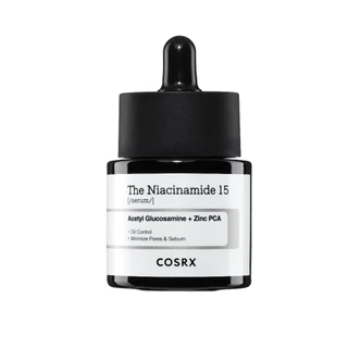[COSRX OFFICIAL] The Niacinamide 15 20ml เดอะ ไนอะซินาไมด์ 15 (เซรั่ม) อะเซททิล กลูโคซามีน + ซิงค์ พีซีเอ