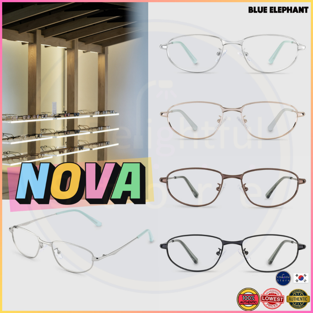 [blue elephant] NOVA /แว่นตาช้างสีฟ้า /เลนส์ฟังก์ชั่น Blocking สําหรับแสงสีฟ้าที่มีโทษ (400-455nm)