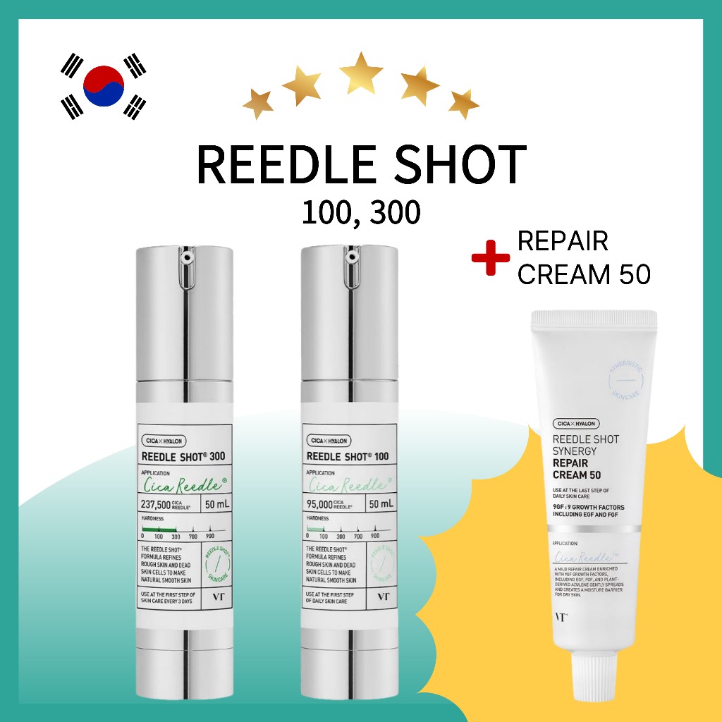 VT COSMETICS VT เครื่องสําอาง PRO CICA Reedle Shot 100/300