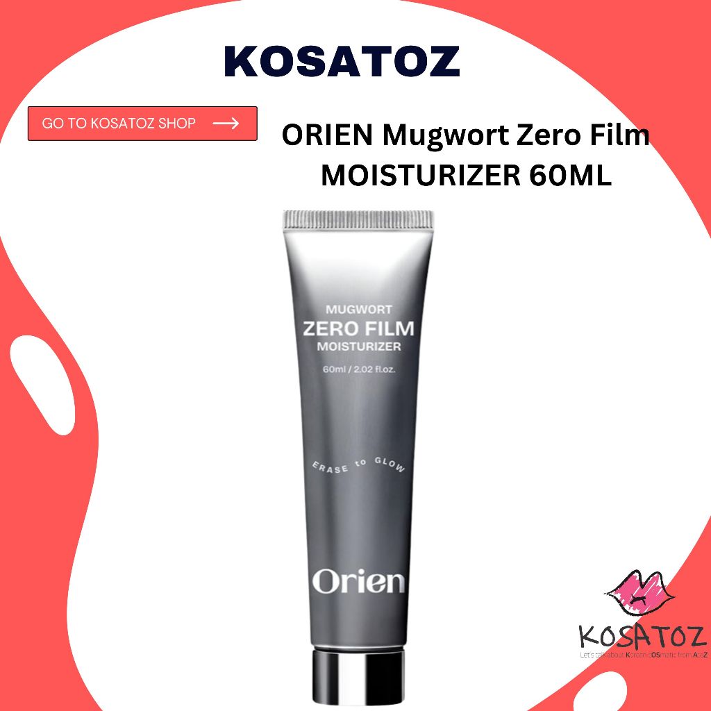 Orien Mugwort Zero Film Moisturizer 60ml - พร้อมสต็อกจากเกาหลี