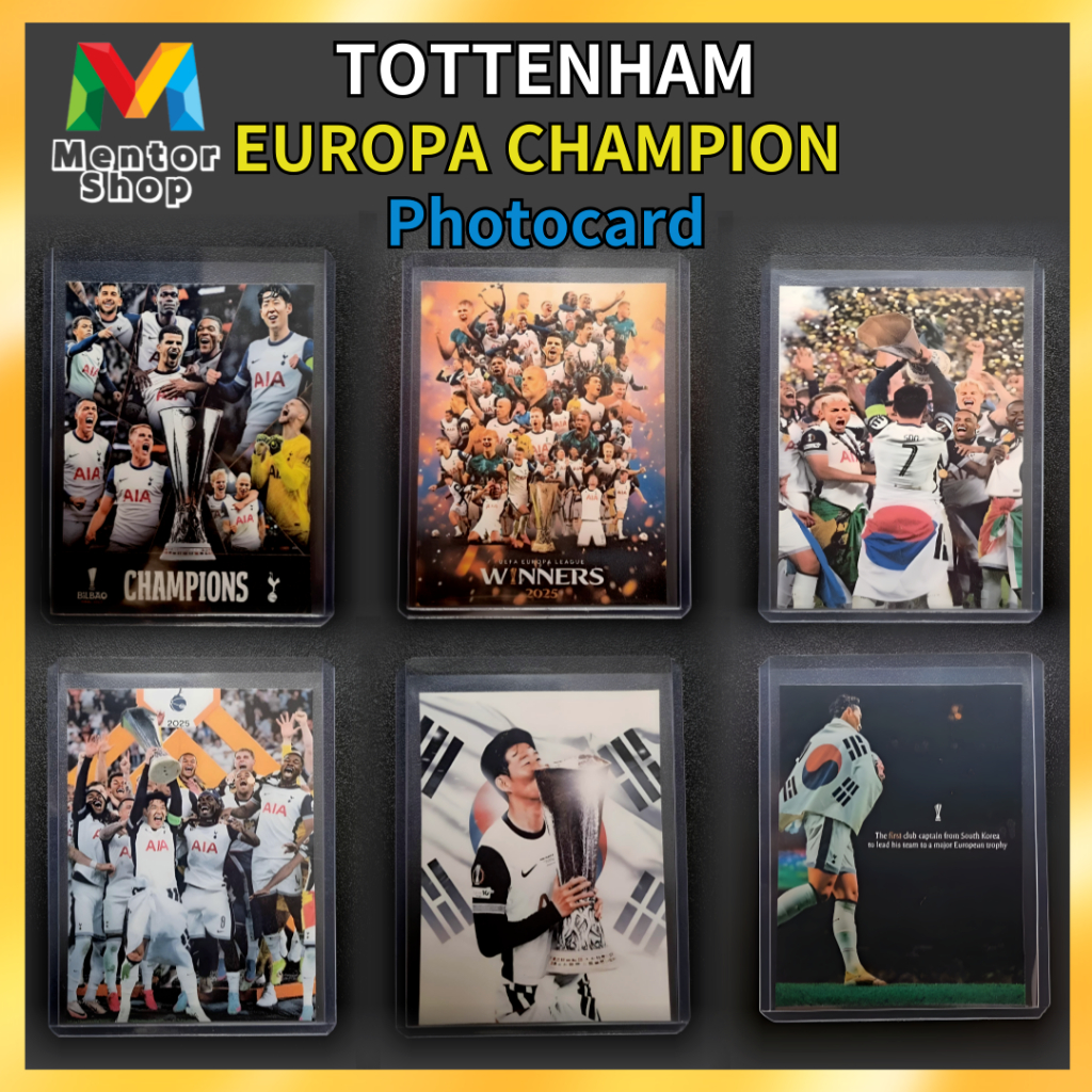 [Mentor Shop] Tottenham UEFA Europa League Victory Commemorative Photocard