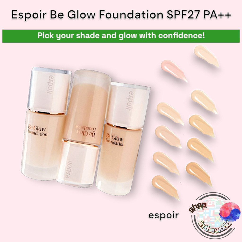 Espoir Be Glow Foundation SPF27 PA++ 30g