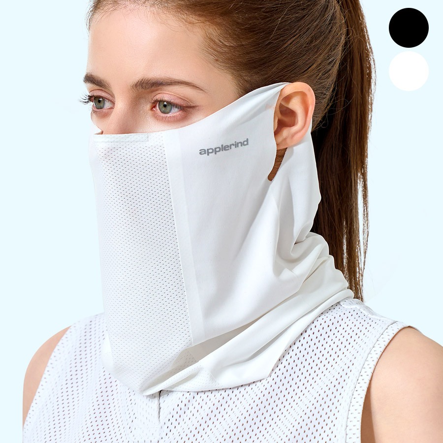 Applerind LooFit UV Protection Cold-Sensitive Sports Mask Golf Mask UV Face Sun Cover