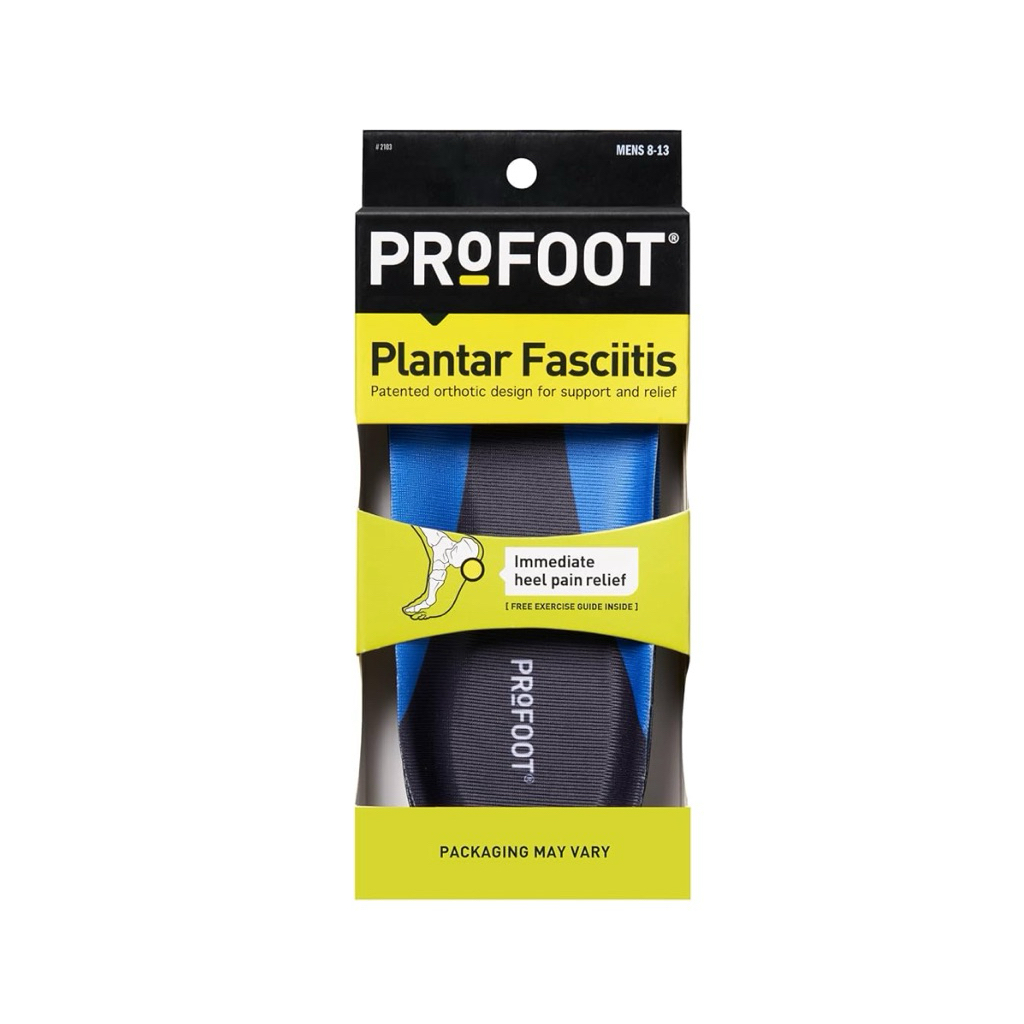 USA Profoot Plantar Fasciitis Heel Cup Insole Pain Relief Support Stability Arch