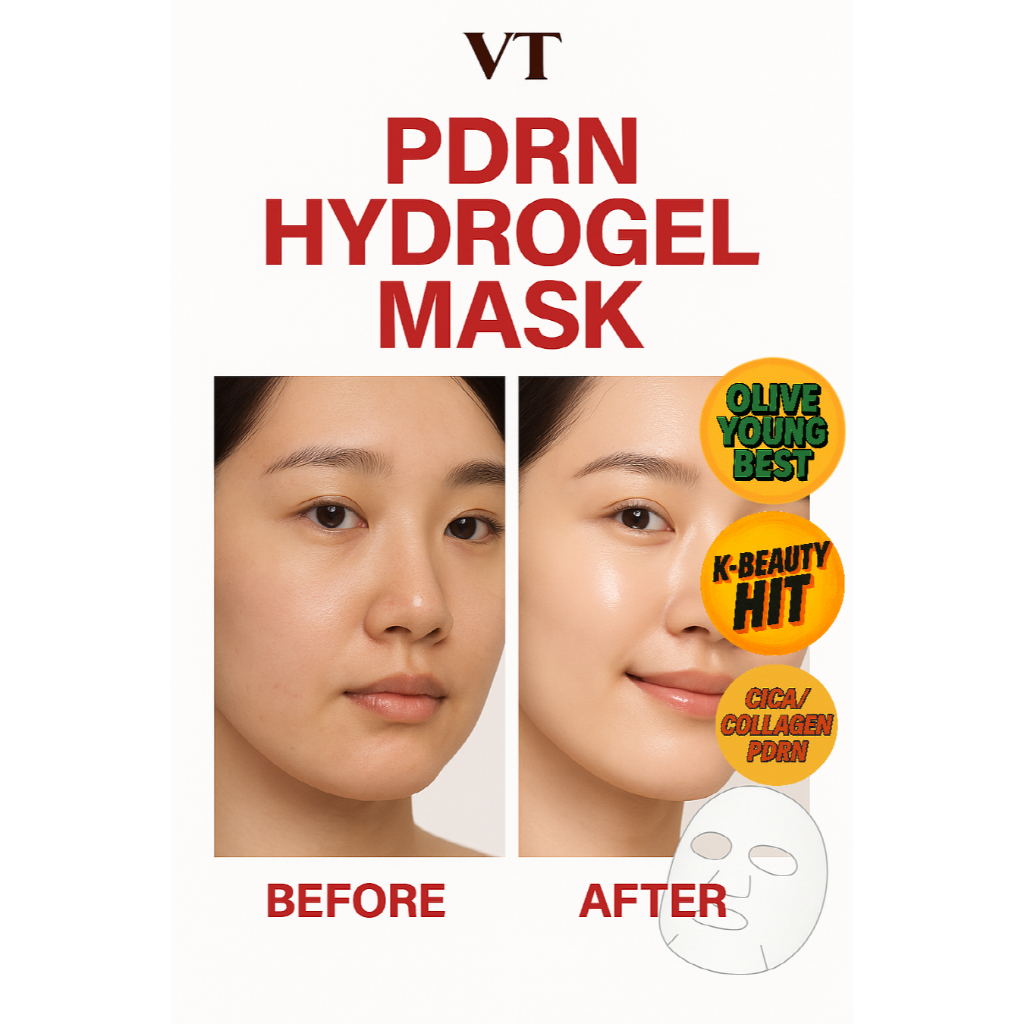 [VT COSMETICS] ชุดหน้ากาก | แมว / คอลลาเจน / PDRN | เค-ความงาม