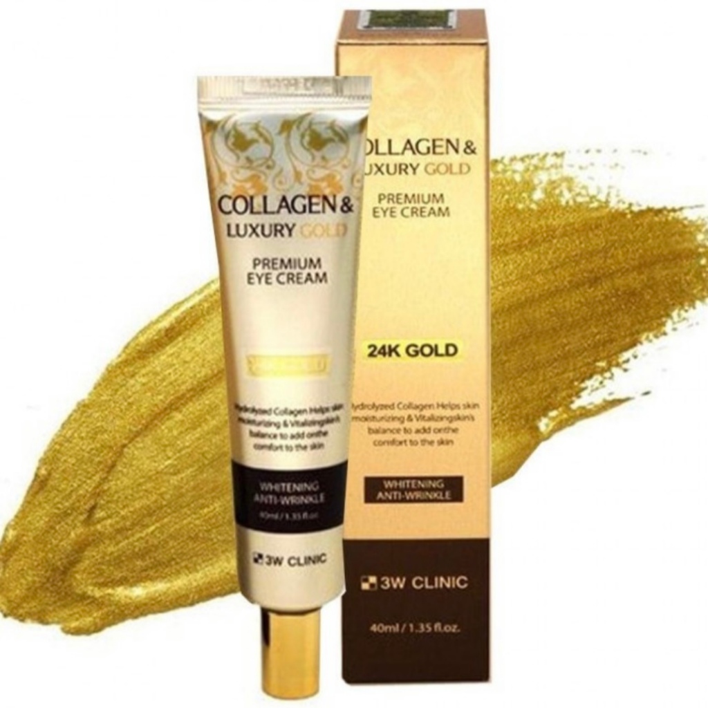 3W Clinic Collagen 24K Gold Premium Eye Cream 40ml