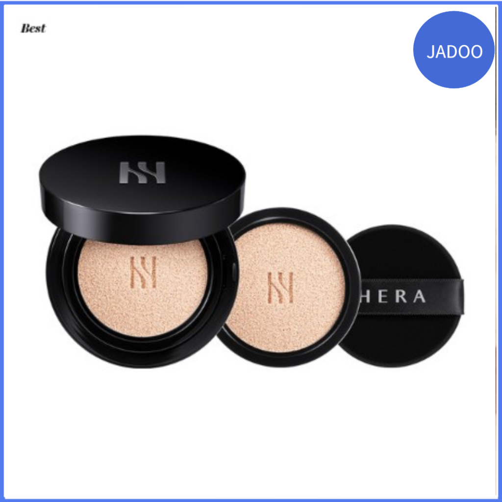 Hera BLACK CUSHION FOUNDATION SPF34/PA BLACK CUSHION FOUNDATION ผลิตภัณฑ์หลัก 15g + รีฟิล