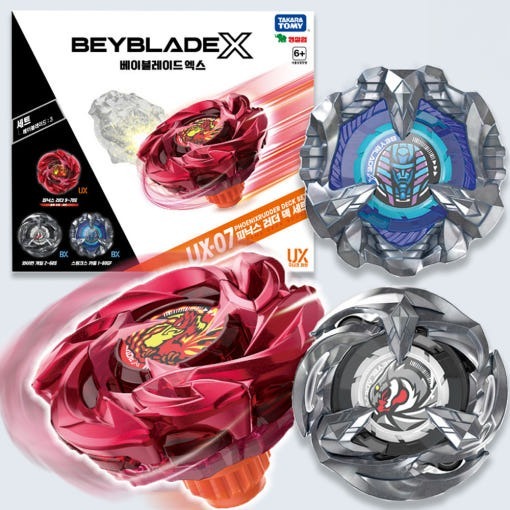 [TAKARA TOMY] Beyblade X UX-07 Phoenix Rudder Deck Set