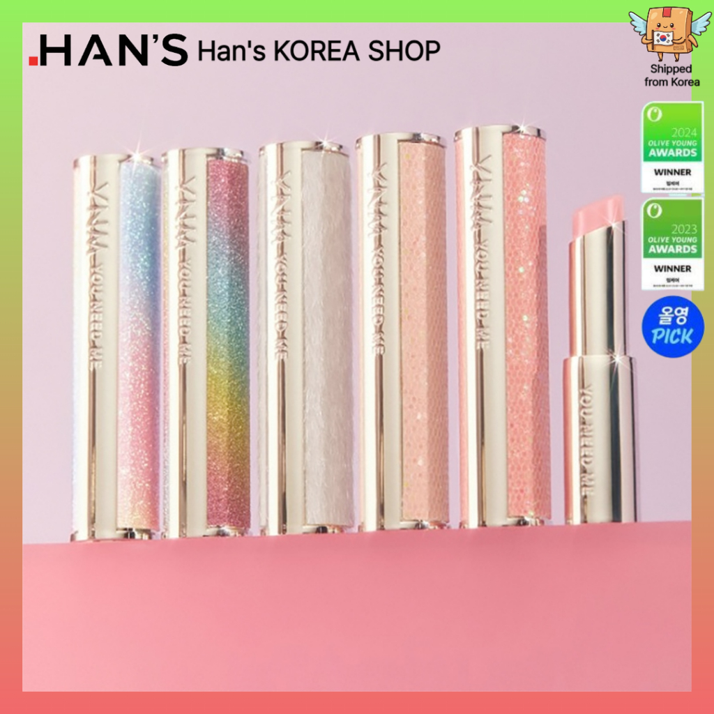 [YNM] Candy Honey Lip Balm 3g (5 เฉดสี) - ยูนิคอร์น / รุ้ง / ส้ม แดง / ชมพูอ่อน / เป็นธรรมชาติ