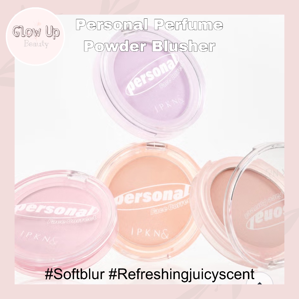 IPKN แป้งน้ําหอมส่วนตัว blusher Cool Lavender | ไอซี่ เบอร์รี่ |  วอร์มคอรัล | Muted Beige Scented S