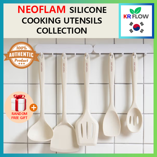 [Neoflam] คอลเลกชันอุปกรณ์ทําอาหารซิลิโคน + RANDOM FREE GIFT / เครื่องครัว Daiso เกาหลี