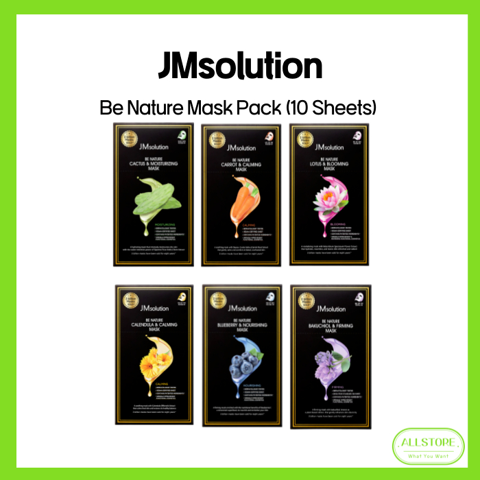 [JMsolution] Be Nature Mask Pack (10 แผ่น)