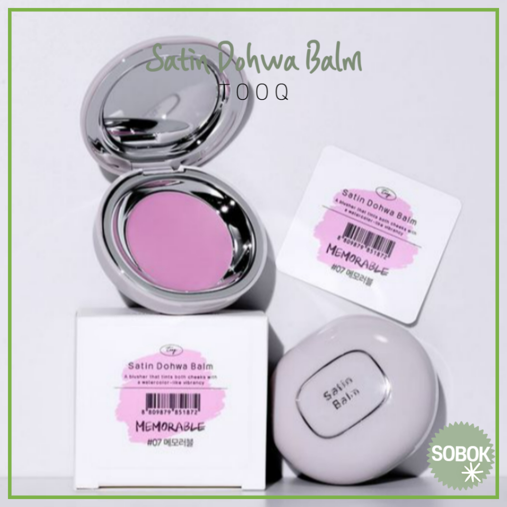 [TOOQ] Satin Dohwa balm 11 สี / ครีมบาล์ม บลัชออนกลมกล่อม