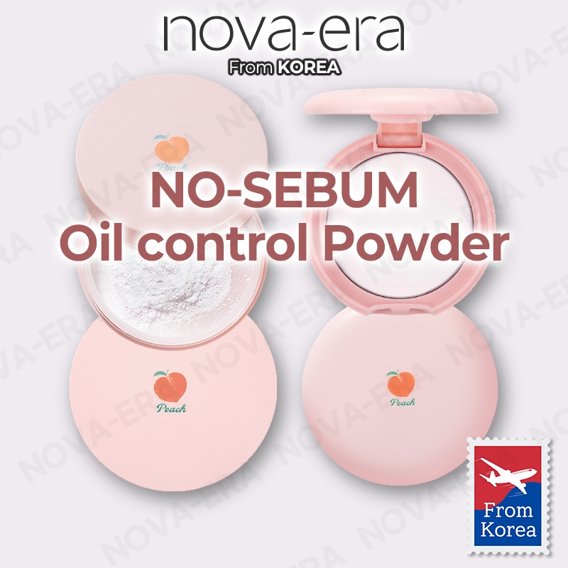 [NOVA-ERA] SKINFOOD Peach Cotton Multi Finish Powder Blur Pact แป้งฝุ่นคุมมันกลิ่นพีช