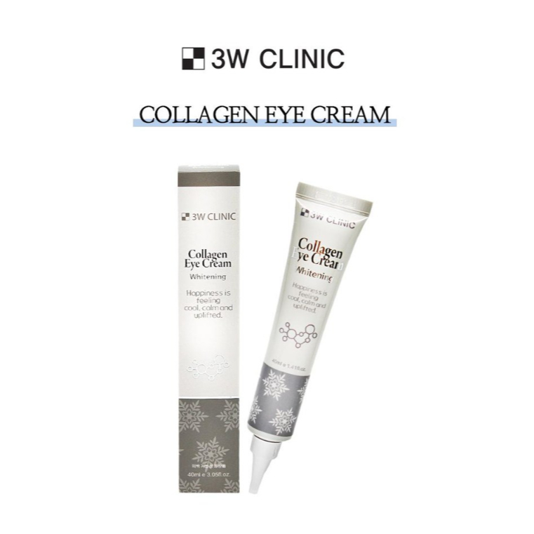 3W Clinic Collagen Eye Cream 40ml, 1 ชิ้น – Anti-Wrinkle & Firming Care