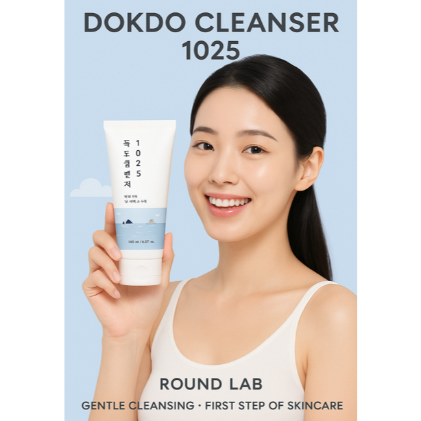 ROUND LAB 1025 Dokdo Cleanser คลีนซิ่งโฟม 150ml