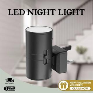LED Night Light Plug in, Modern Night Lights Plug into Wall, Dusk to Dawn Sensor, Warm White 3000K