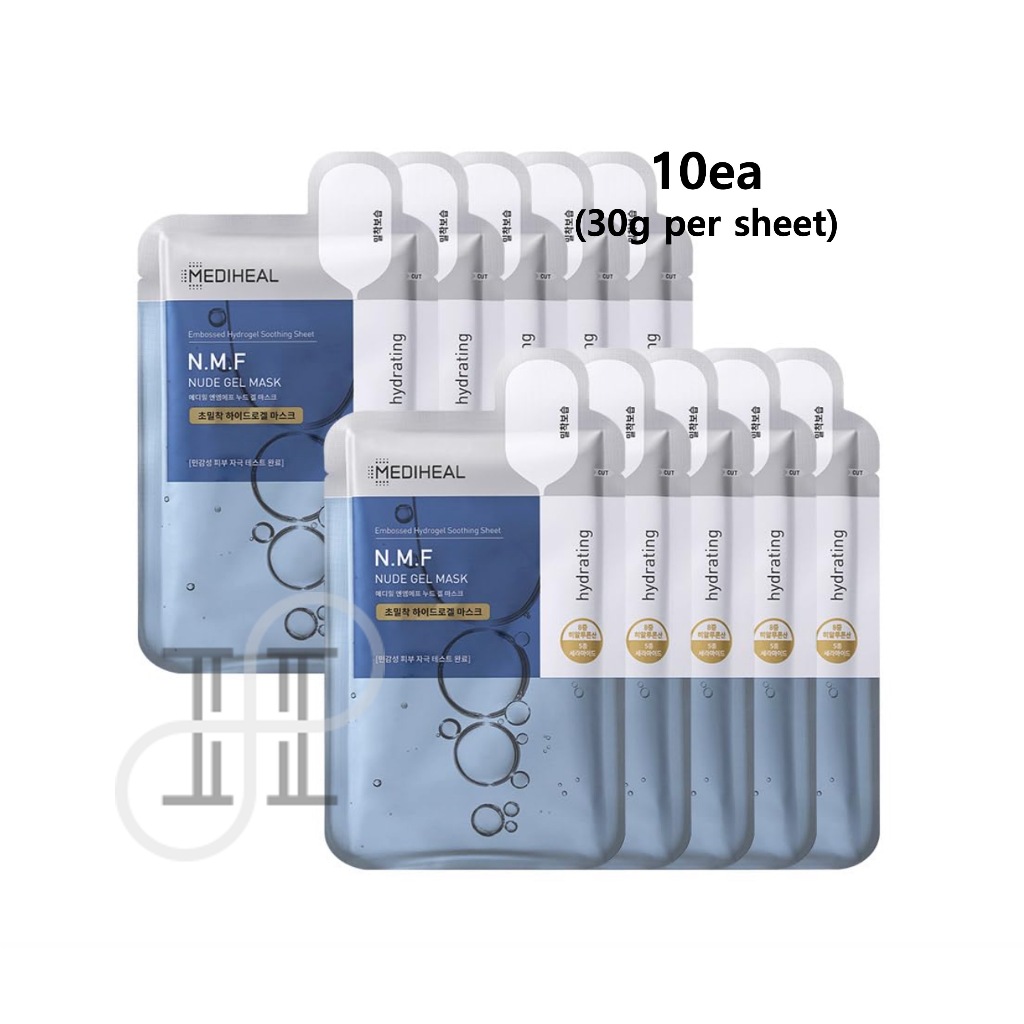 MEDIHEAL 🇰🇷 [Medicheal] NMF Nude Gel Mask / 30g*10eal, Korea Olive Young Cosmetics