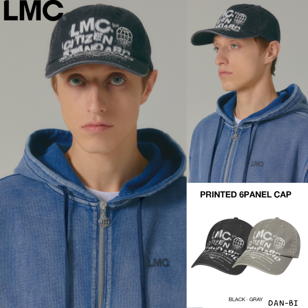 [LMC] PRINTED 6PANEL CAP_2color / สินค้า KR แท้ 100% / จัดส่งรวดเร็วจาก KR!