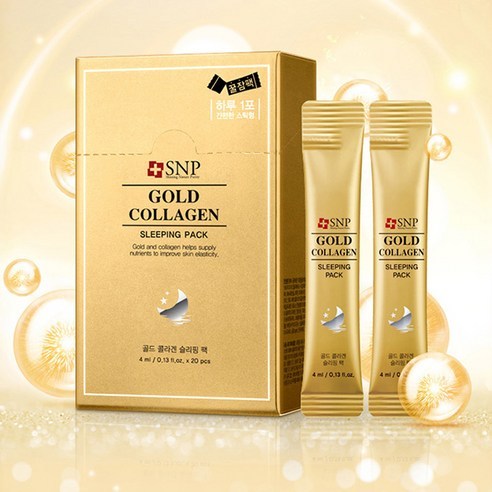 SNP Gold Collagen Sleeping Pack