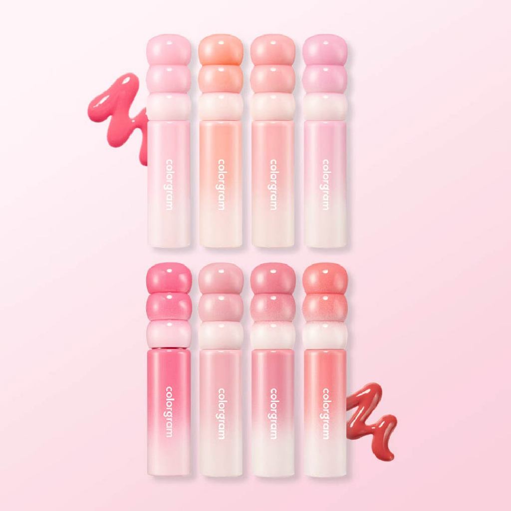 COLORGRAM Tanghulu dewy lip tint 3g ลิปทินท์เคลือบเงา 8 สี MLBB dewy tint